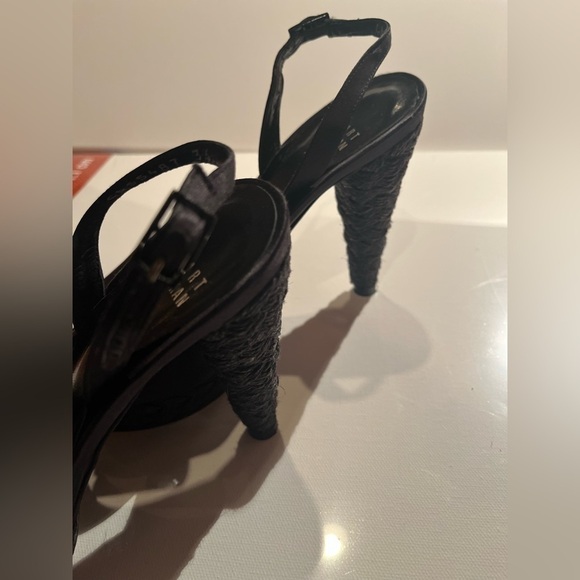 Stuart Weitzman Sandals Espadrille Style High Cone Heel Platform Sz EU36/6 - Picture 11 of 15